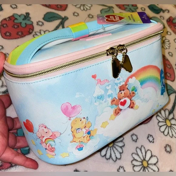 Care Bears Blue and Pink Bag with Rainbow Design - Picture 2 of 7